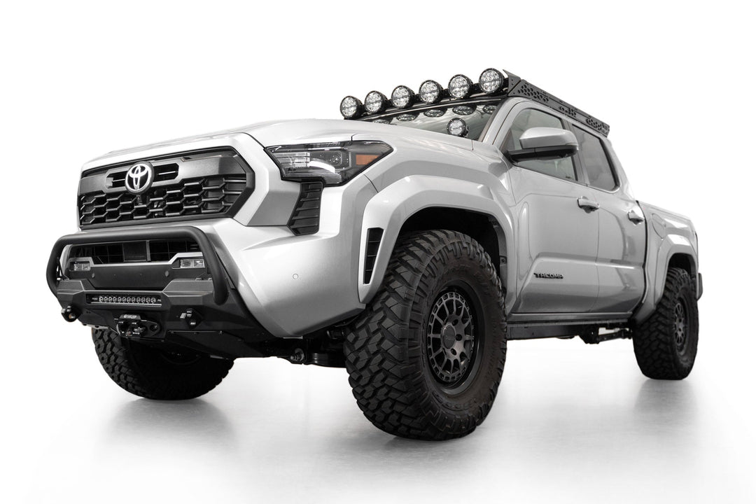 2024+ Toyota Tacoma Stealth Center Mount Winch Front Bumper With Top Hoop