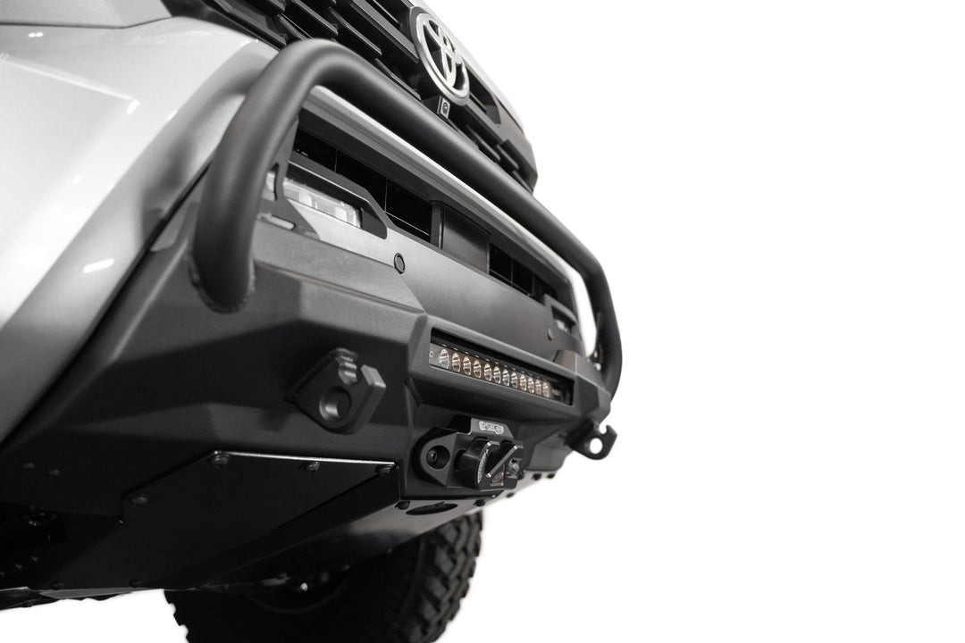 2024+ Toyota Tacoma Stealth Center Mount Winch Front Bumper With Top Hoop