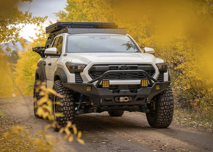 Hi-Lite Overland Toyota Tacoma Front Bumper 4th Gen (2024-2026) [Prerunner Bull Bar] by Backwoods Adventure Mods | KOVA Offroad