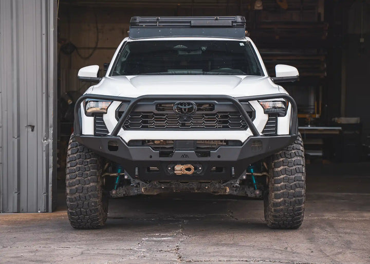 Hi-Lite Overland Toyota Tacoma Front Bumper 4th Gen (2024-2026) [Bull Bar] by Backwoods Adventure Mods | KOVA Offroad