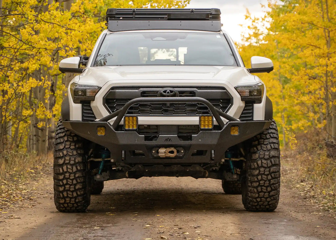 Hi-Lite Overland Toyota Tacoma Front Bumper 4th Gen (2024-2026) [Prerunner Bull Bar] by Backwoods Adventure Mods | KOVA Offroad