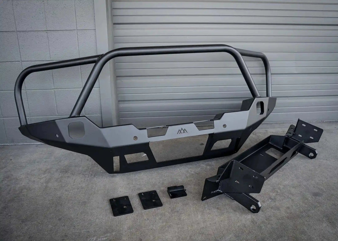 Hi-Lite Overland Toyota Tacoma Front Bumper 4th Gen (2024-2026) [Bull Bar] by Backwoods Adventure Mods | KOVA Offroad