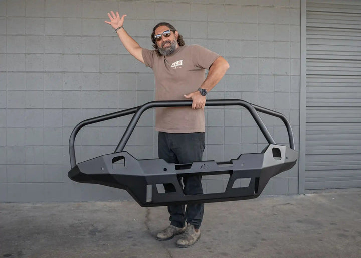 Hi-Lite Overland Toyota Tacoma Front Bumper 4th Gen (2024-2026) [Bull Bar] by Backwoods Adventure Mods | KOVA Offroad
