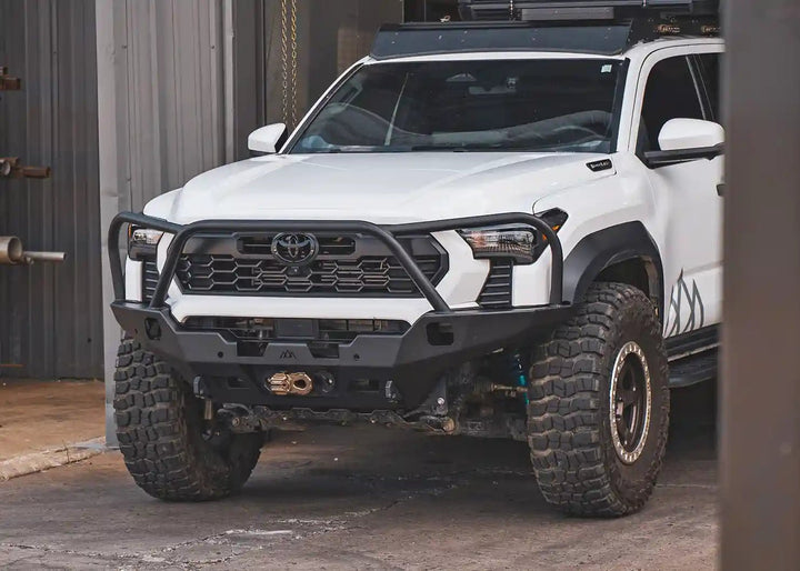 Hi-Lite Overland Toyota Tacoma Front Bumper 4th Gen (2024-2026) [Bull Bar] by Backwoods Adventure Mods | KOVA Offroad