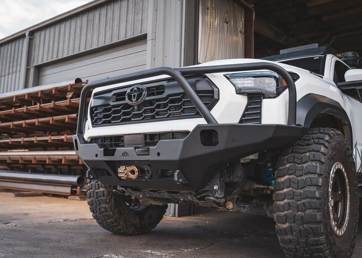 Hi-Lite Overland Toyota Tacoma Front Bumper 4th Gen (2024-2026) [Bull Bar] by Backwoods Adventure Mods | KOVA Offroad