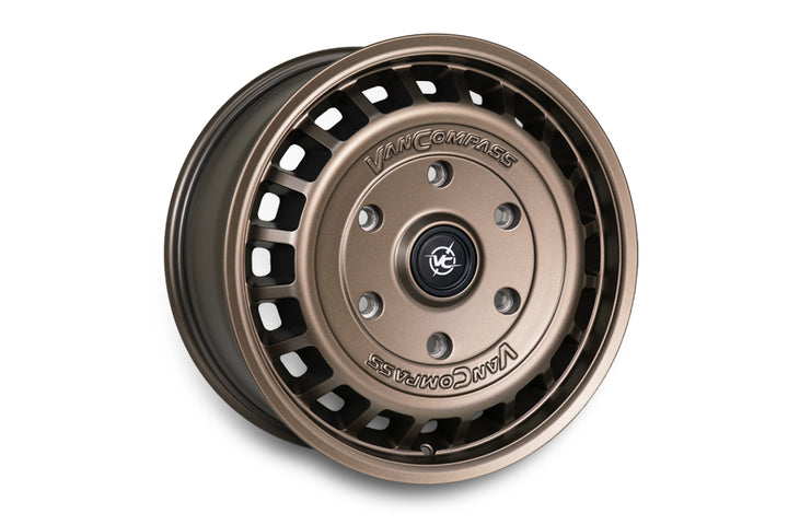 Van Compass Vane Wheel, Gold Rush, 17X8, 68Mm Offset, 6X180 Bc
