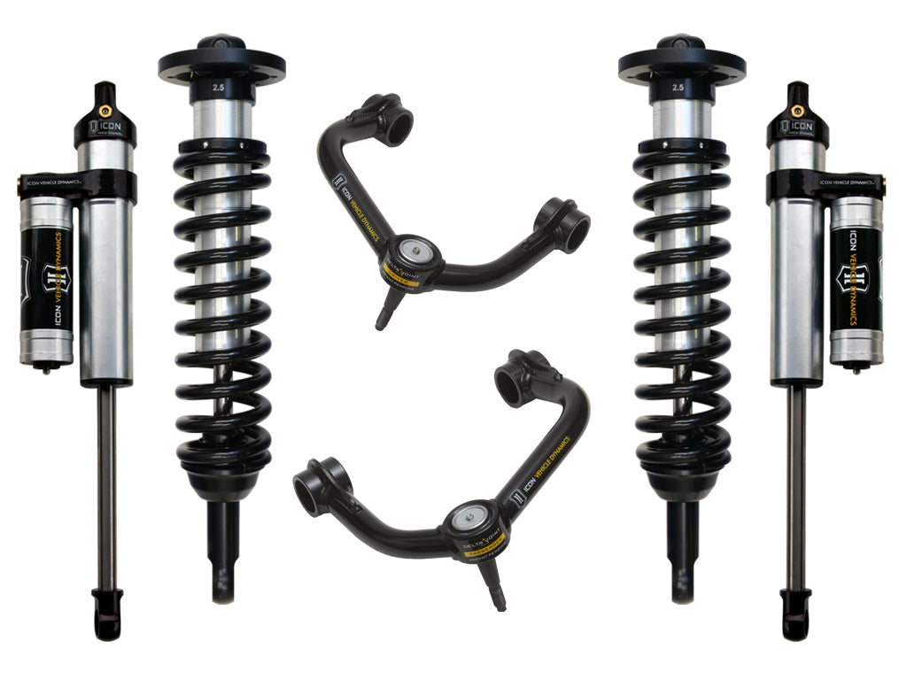 ICON 2004-2008 Ford F-150 4WD, 0-2.63" Lift, Stage 3 Suspension System, Tubular