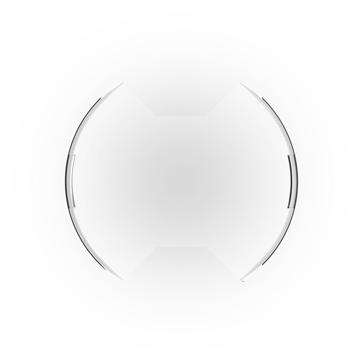 KC HiLiTES SlimLite 8-inch LED Light Shield - Clear