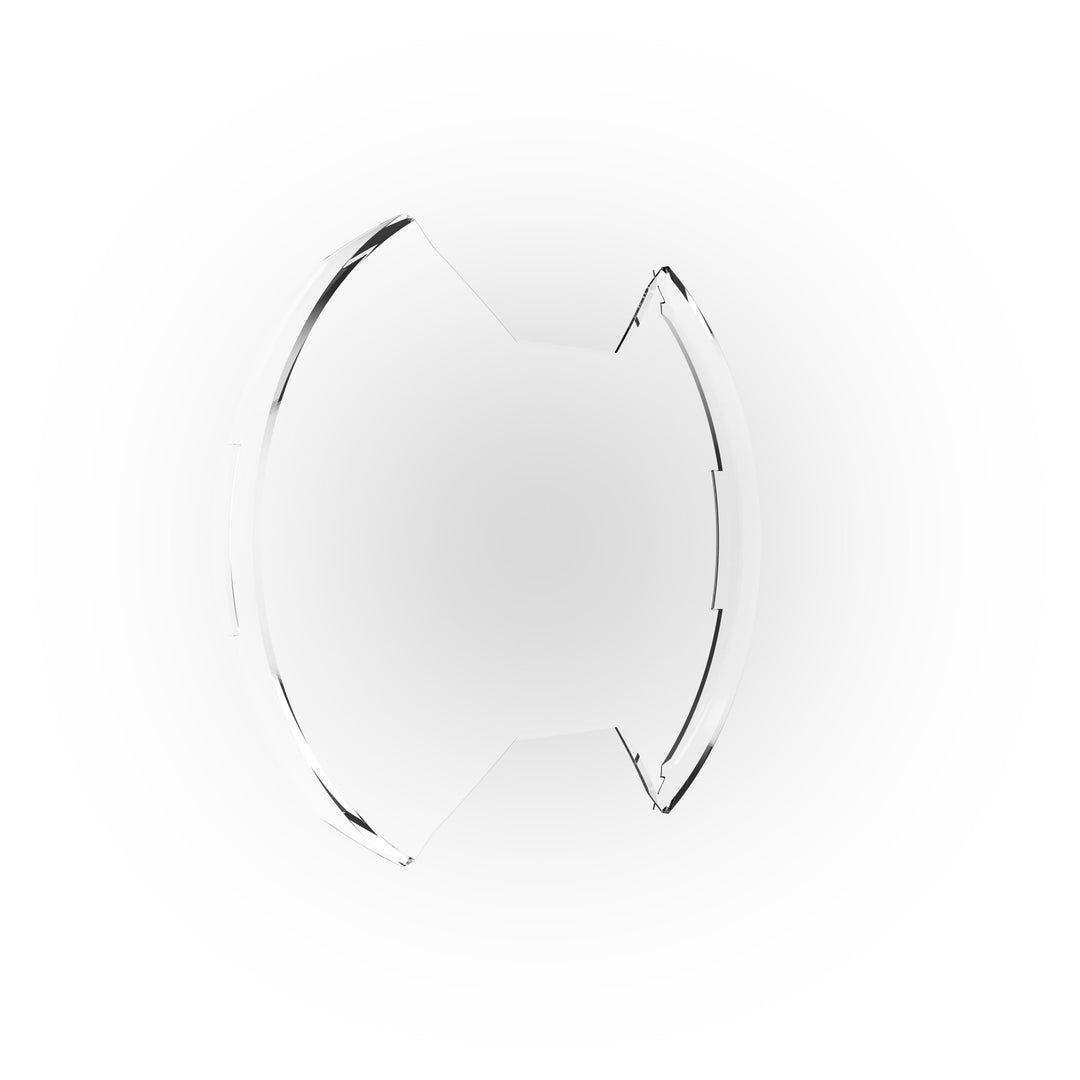 KC HiLiTES SlimLite 8-inch LED Light Shield - Clear