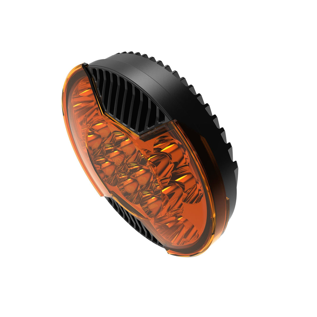 KC HiLiTES SlimLite 8-Inch LED Light Shield - Amber