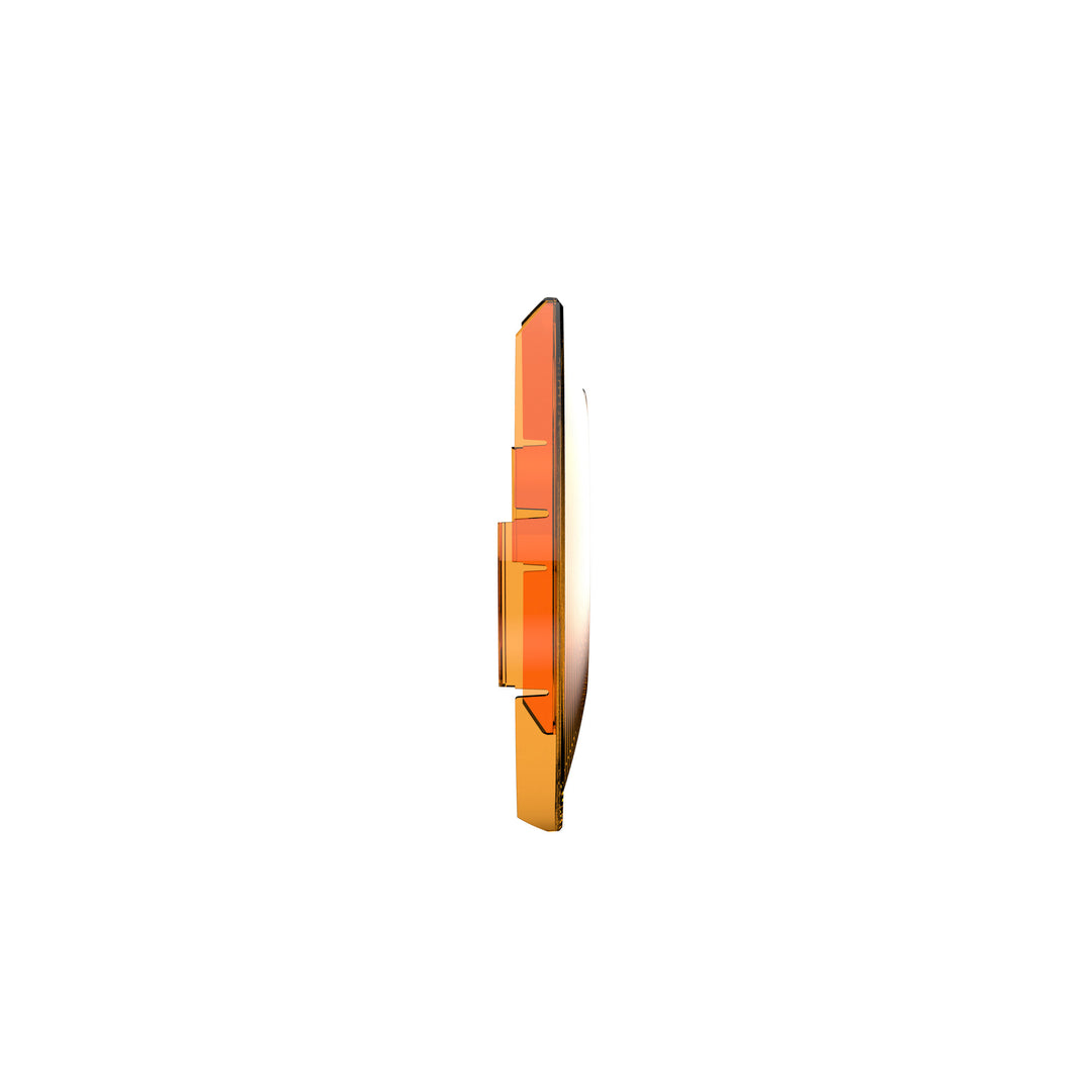 KC HiLiTES SlimLite 8-inch LED Light Shield for Driving - Amber
