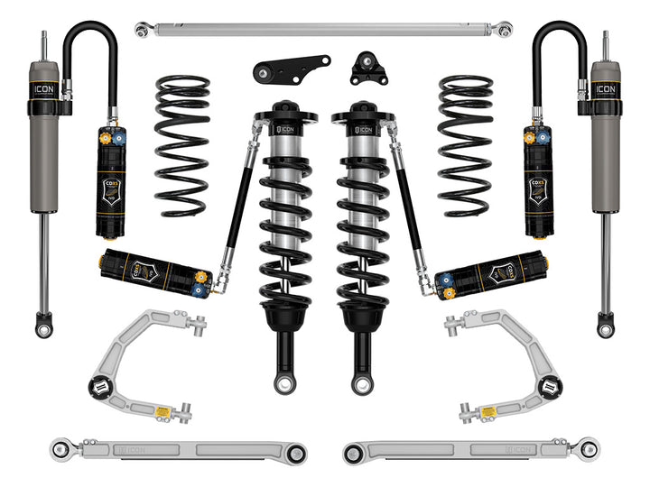ICON 2024-2026 Toyota Land Cruiser 250 Series, 1.25-3" Lift, Stage 8 Suspension System, CDXS, Billet