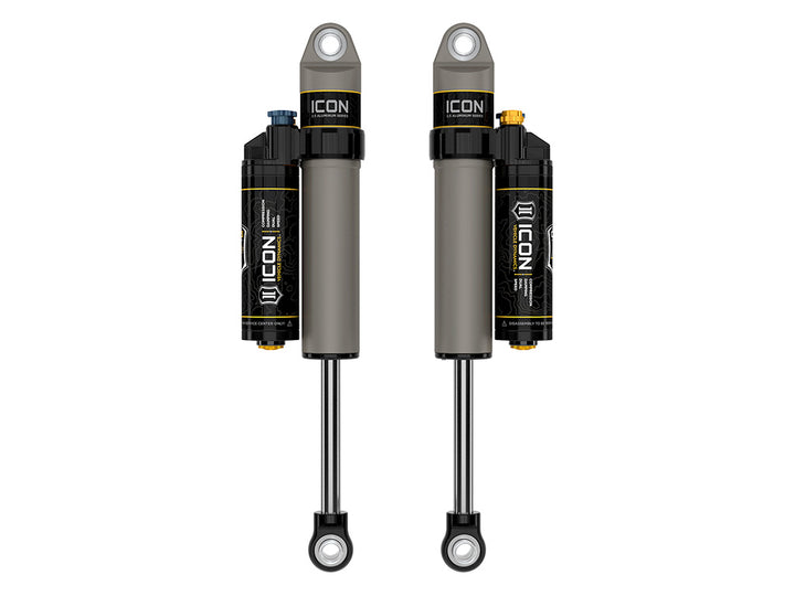 ICON 2009-2026 Ford F-150/2004-2008 Ford F-150 4WD, 0-1" Lift, Rear, V.S. 2.5 Aluminum Series Shock Absorbers, Piggyback Reservoir w/ CDXS, Pair