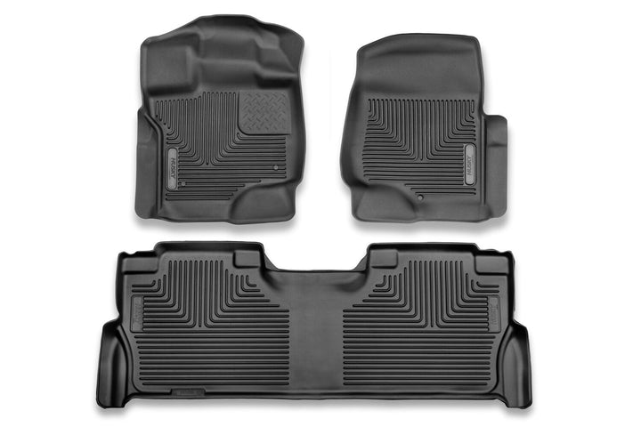 Husky Liners X-act Contour Front & Second Seat Floor Liners 53468 for Ford F-150 (2021-2026)