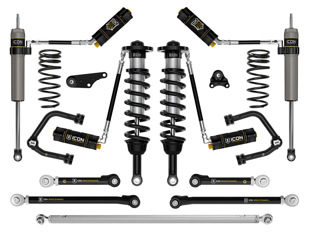 ICON 2024-2026 Toyota Tacoma 1.25-3" Lift, Stage 11 Suspension System, Tubular