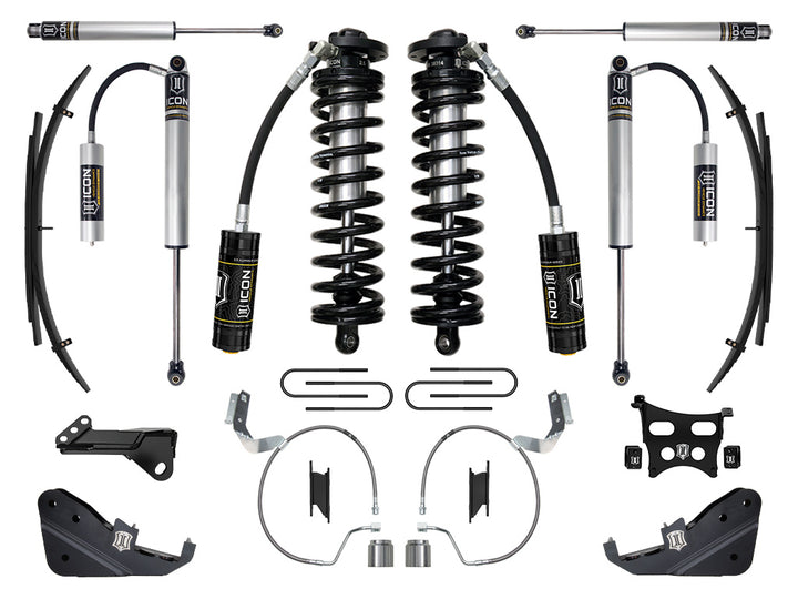 ICON 2023-2026 Ford F-250/F-350 Super Duty 4WD, 4-5.5" Lift, Stage 2 Coilover Conversion System w/ Expansion Packs