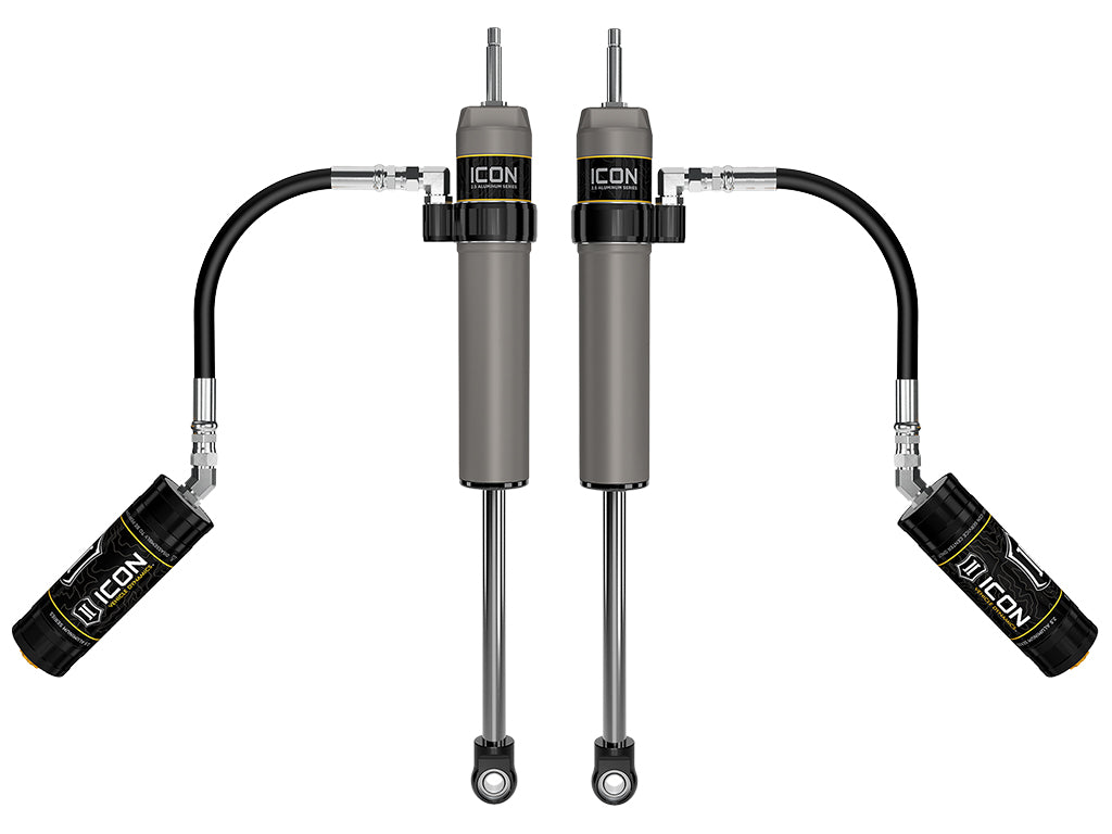 ICON 2024-2026 Toyota Tacoma, 0-1” Lift, Rear, V.S. 2.5 Aluminum Series Shock Absorbers, Remote Reservoir, Pair