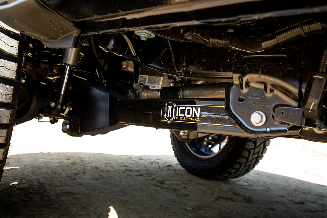 ICON 2023-2026 Ford F-250/F-350 Super Duty 4WD, Diesel, 2.5" Lift, Stage 3 Suspension System w/ Radius Arms