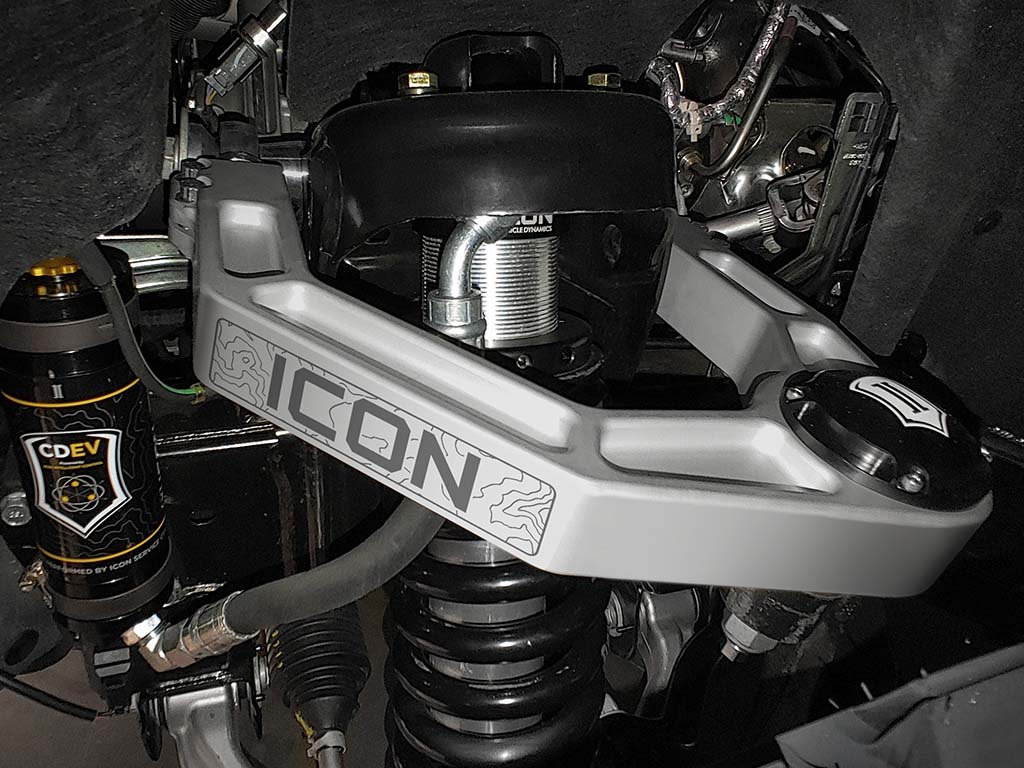 ICON 2021-2026 Ford Bronco, Billet Upper Control Arms with Delta Joint Pro, Kit