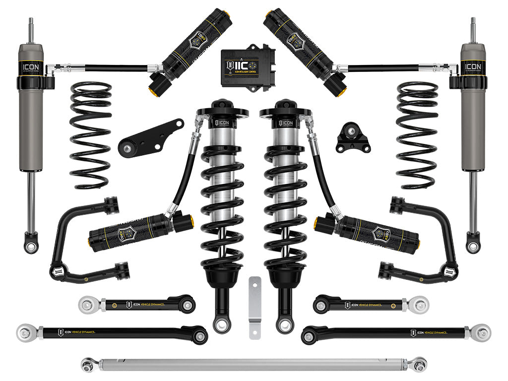 ICON 2024-2026 Toyota Land Cruiser 250 Series, 1.25-3" Lift, Stage 12 Suspension System, Tubular