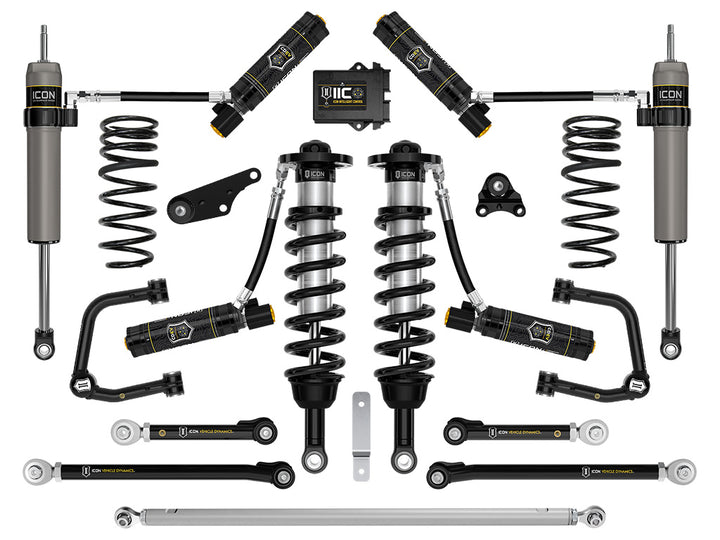 ICON 2024-2026 Toyota Land Cruiser 250 Series, 1.25-3" Lift, Stage 12 Suspension System, Tubular