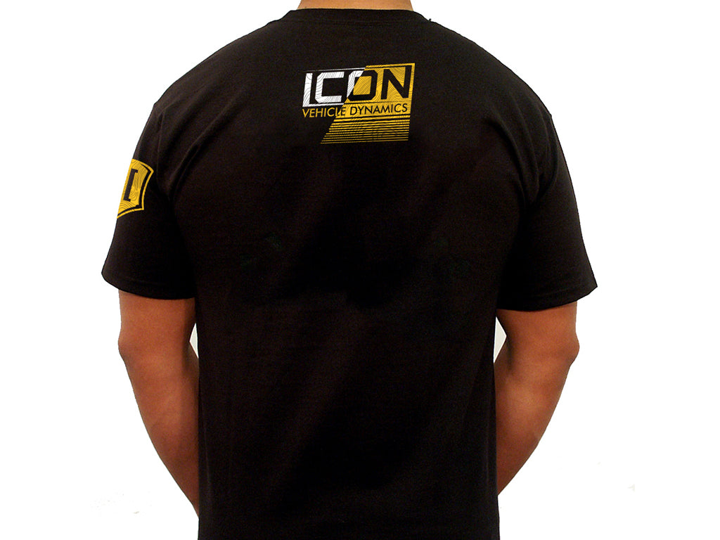 ICON Strikeout-Logo Tee – Black, Large