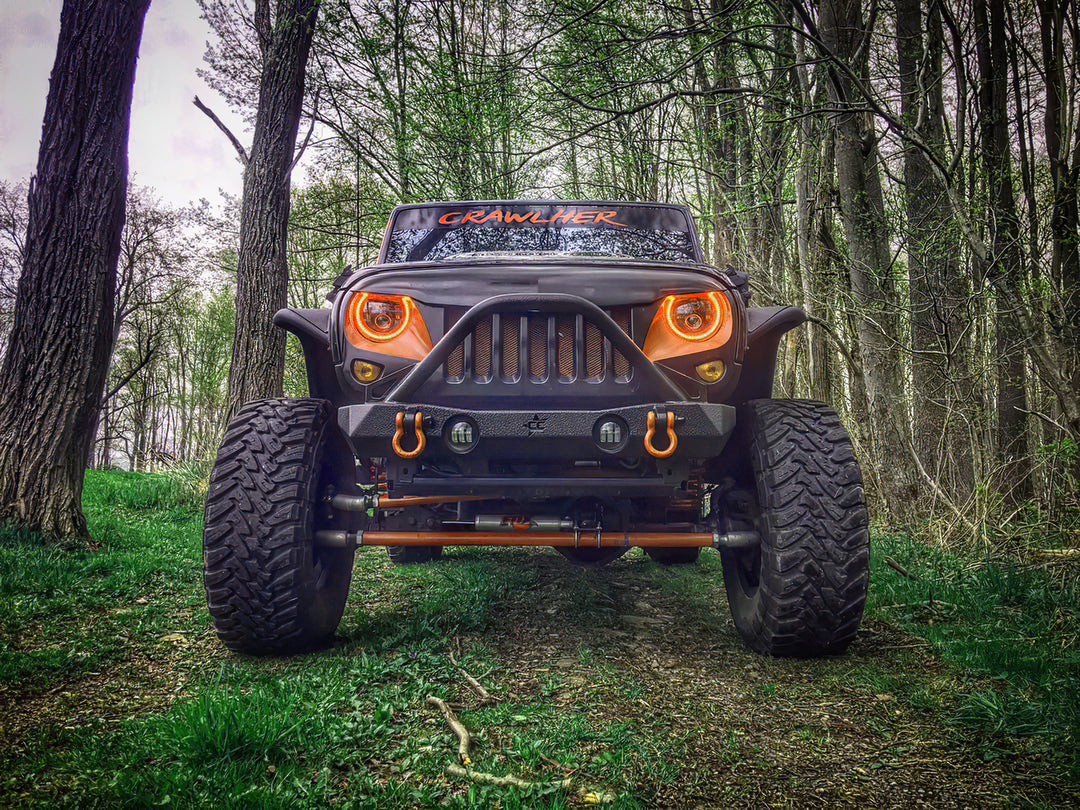 Oracle Lighting 5769-332 7-Inch High Powered LED Headlights with Black Bezel and Dynamic ColorSHIFT