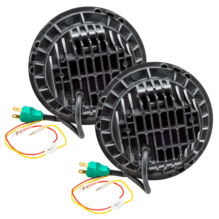 Oracle Lighting 5769-504 7-inch High Powered LED Headlights – No Halo with Black Bezel
