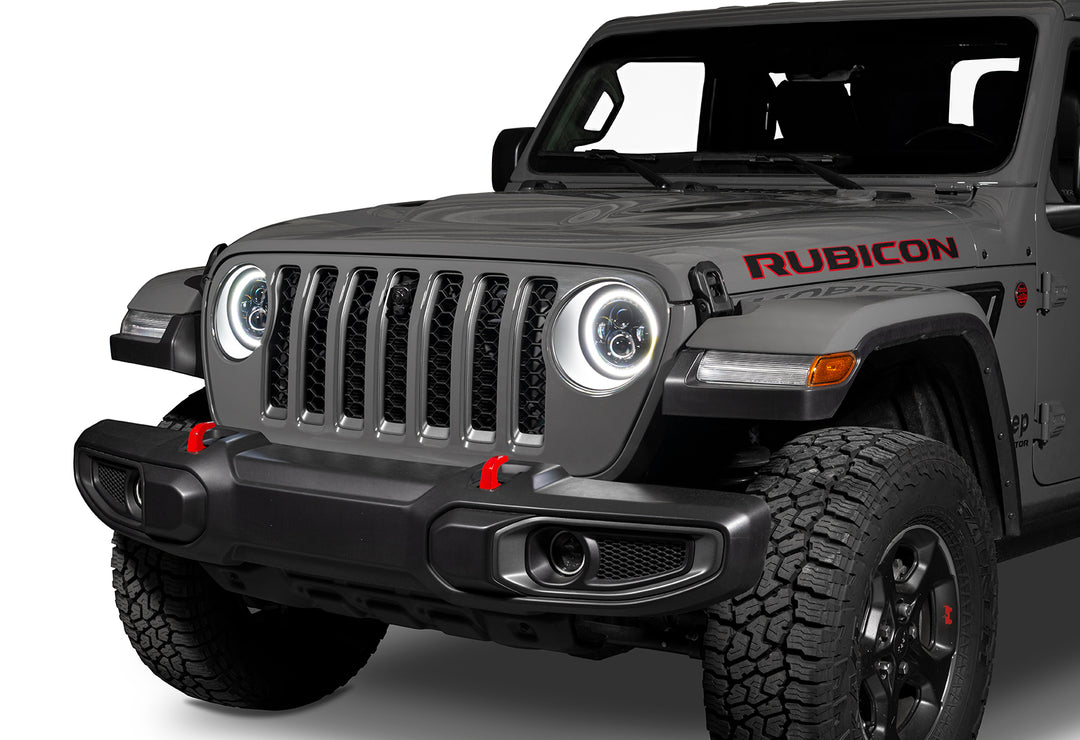 Oracle Lighting 5769J-332 - 7 Inch High Powered LED Headlights with Dynamic ColorSHIFT for Jeep JL/JT