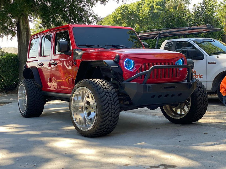 Oracle Lighting 5769J-335 High Powered 7-inch LED Headlights with ColorSHIFT Halos for Jeep Wrangler JL & Gladiator JT
