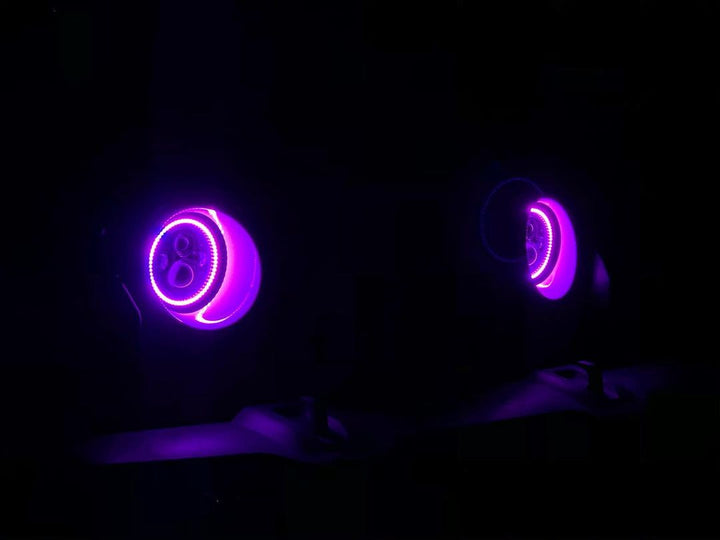 Oracle Lighting 5769J-335 High Powered 7-inch LED Headlights with ColorSHIFT Halos for Jeep Wrangler JL & Gladiator JT