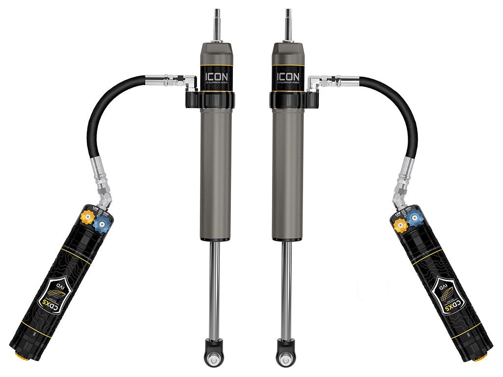 ICON Vehicle Dynamics 57841XP Rear V.S. 2.5 Aluminum Series Shock Absorbers for Toyota Tundra 2022-2026 with Remote Reservoir and CDXS Valving