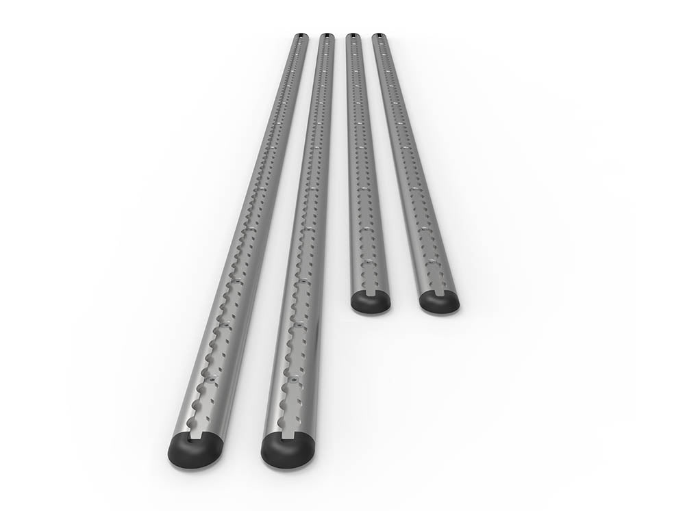 Sprinter Bed Bracket 170" L-Track Silver