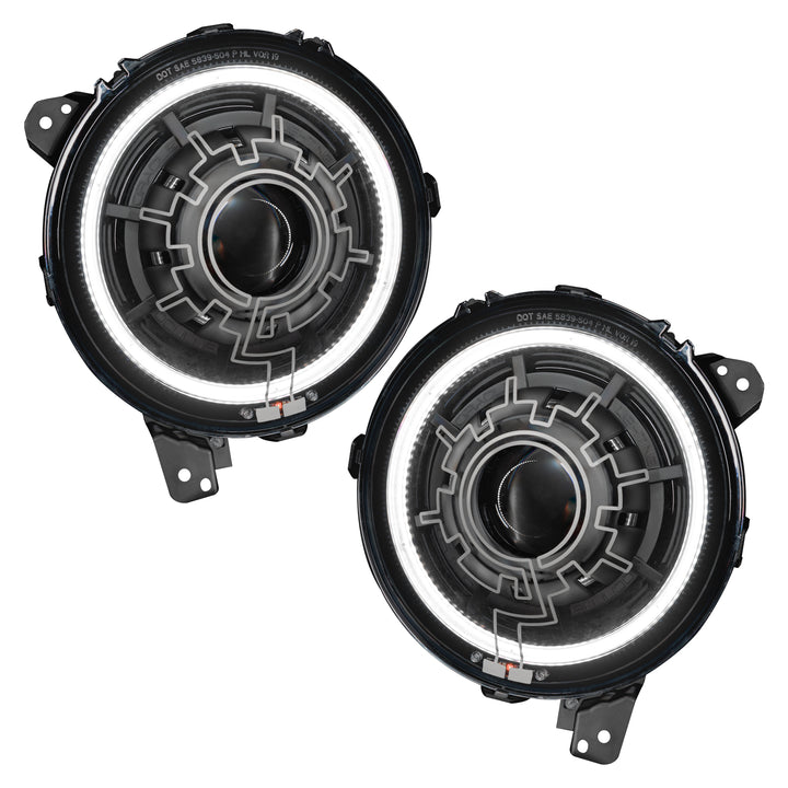Oracle Lighting 5839-111 Heated Bi-LED Headlight Assembly for Jeep Wrangler JL and Gladiator JT