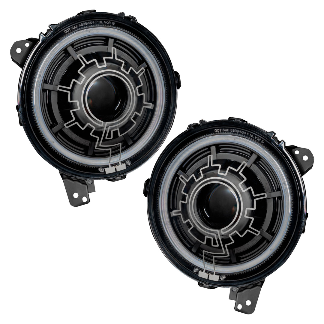 Oracle Lighting 5839-111 Heated Bi-LED Headlight Assembly for Jeep Wrangler JL and Gladiator JT