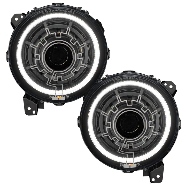 Oracle Lighting 5839-111 Heated Bi-LED Headlight Assembly for Jeep Wrangler JL and Gladiator JT