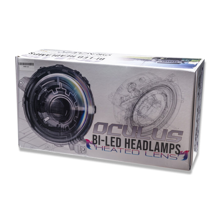 Oracle Lighting 5839-111 Heated Bi-LED Headlight Assembly for Jeep Wrangler JL and Gladiator JT
