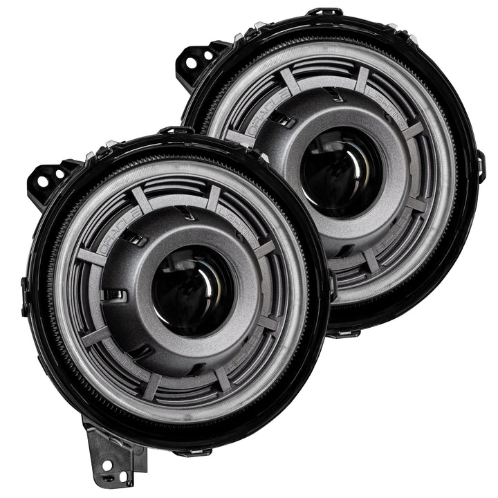 Oracle Lighting Oculus Bi-LED Headlamps for Jeep Wrangler JL & Gladiator JT - Graphite Metallic, 5500K