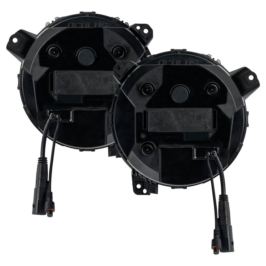 Oracle Lighting Oculus Bi-LED Headlamps for Jeep Wrangler JL & Gladiator JT - Graphite Metallic, 5500K
