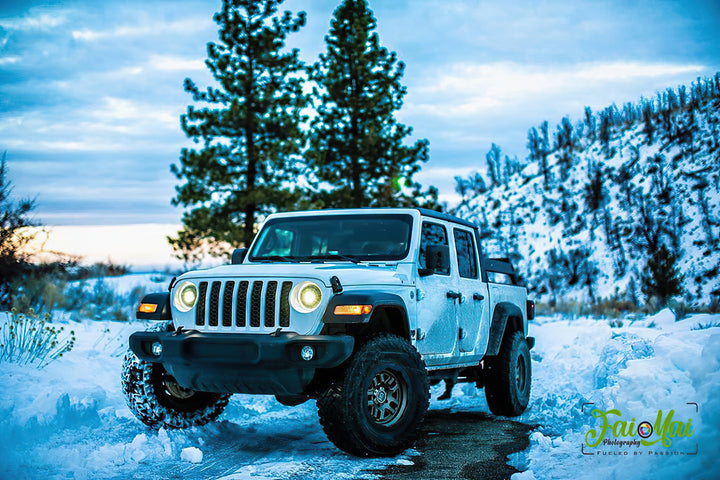 Oracle Lighting Oculus Bi-LED Headlight Assembly for Jeep Wrangler JL & Gladiator JT - 5500K