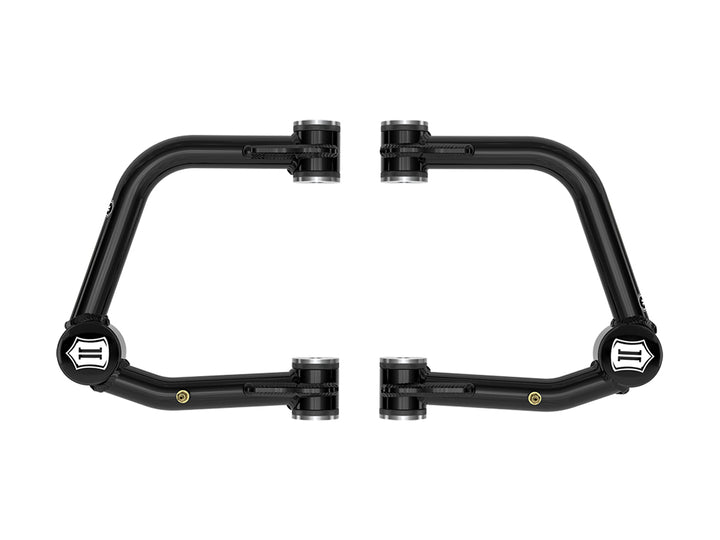 ICON Vehicle Dynamics Front Tubular Upper Control Arms with Delta Joint PRO for Toyota Tacoma, Land Cruiser 250, 4Runner, and Lexus GX550 (Part Number 58452DJ)