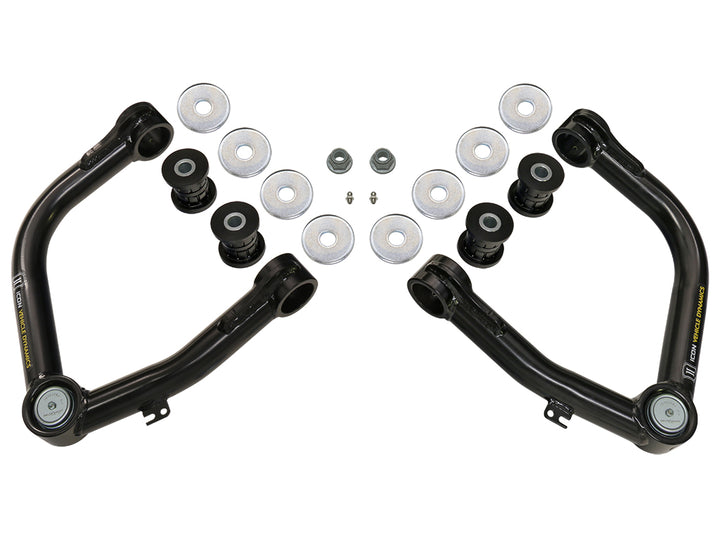 ICON Vehicle Dynamics 58460DJ Tubular Front Upper Control Arm Kit with Delta Joint for Toyota Tundra & Sequoia (2007-2021 Tundra / 2008-2022 Sequoia)