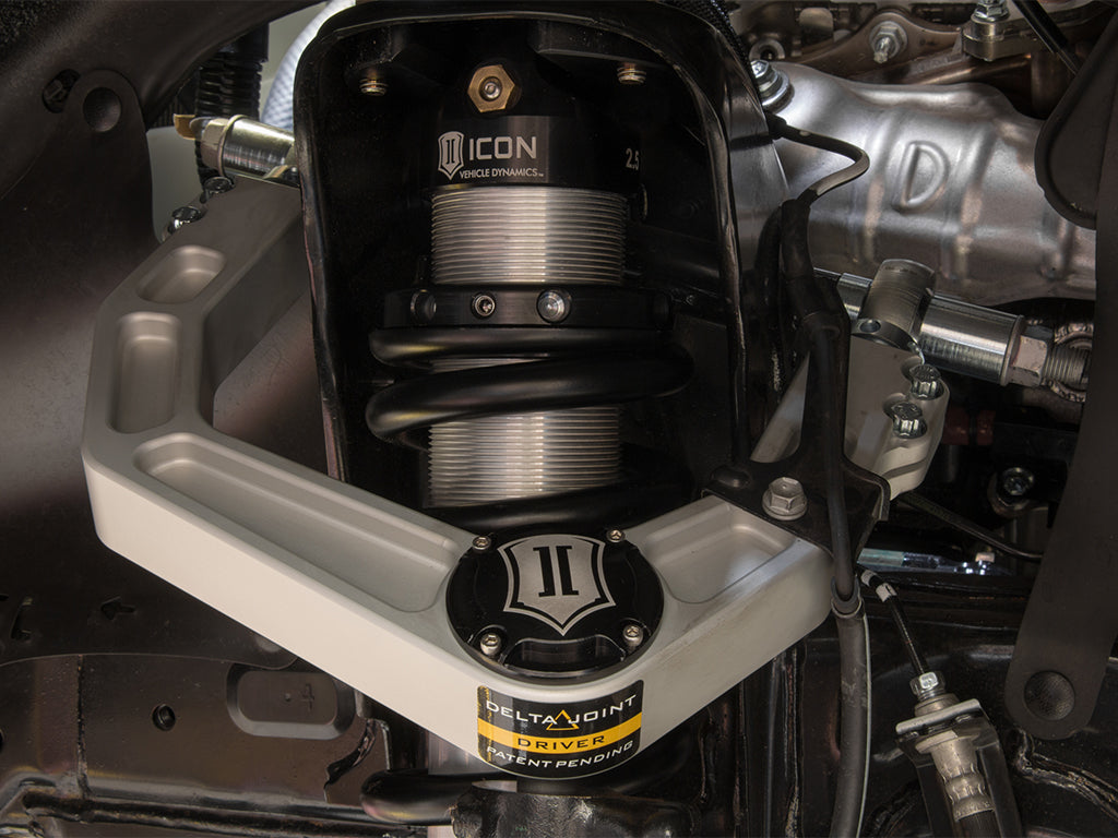ICON Vehicle Dynamics 58550DJ Billet Front Upper Control Arm Kit with Delta Joint for Toyota Tacoma 2005-2023