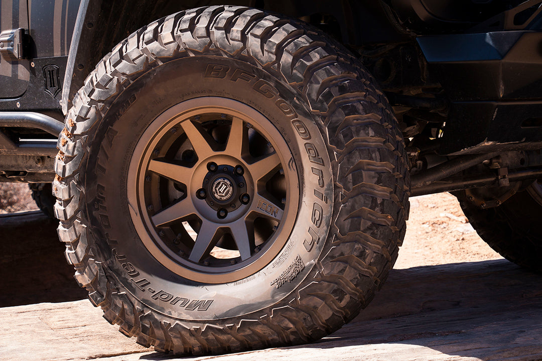 ICON Alloys Rebound PRO, Bronze, 17 x 8.5 / 5 x 5.5, 0mm Offset, 4.75" BS, 108mm Hub Bore