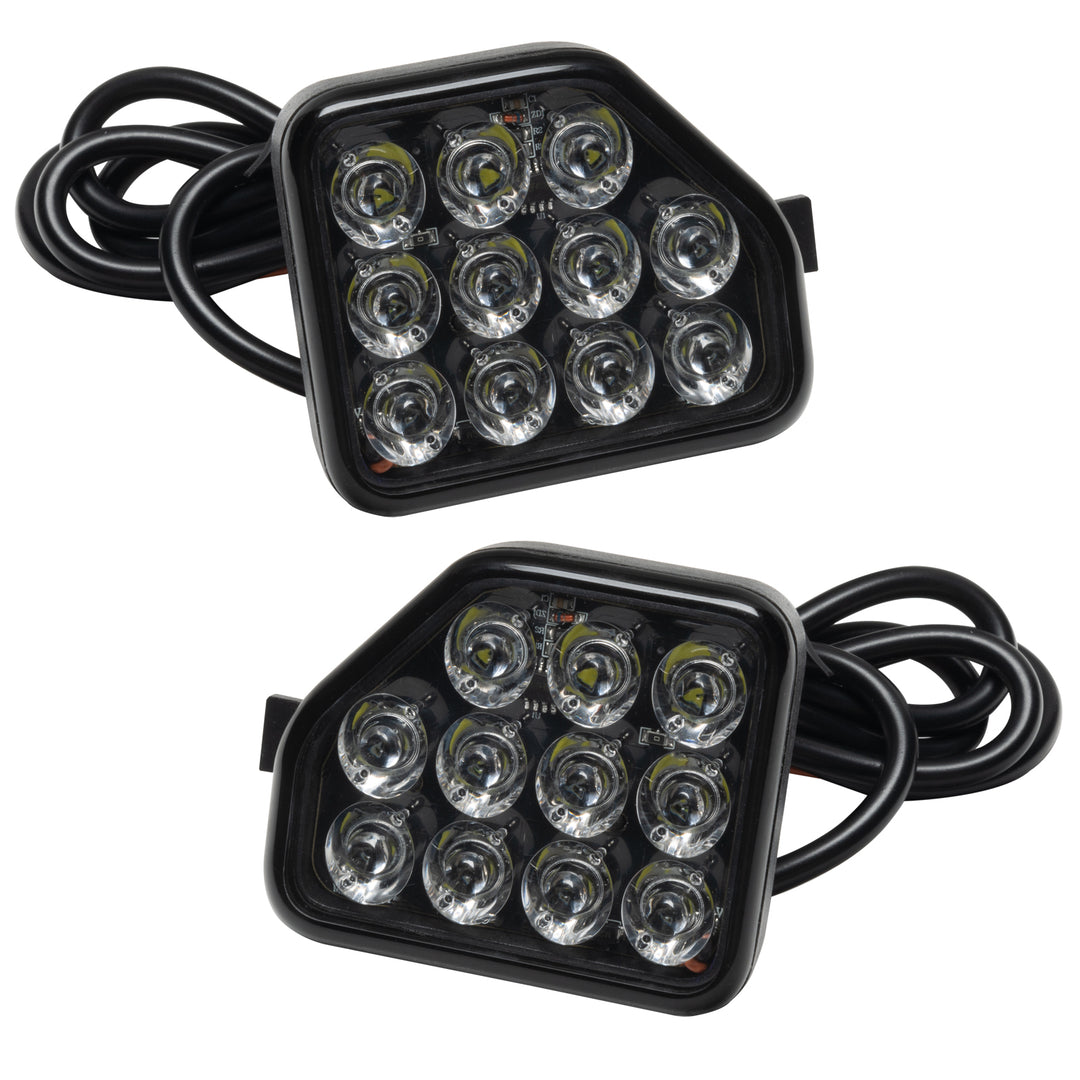 Oracle Lighting Rear Bumper LED Reverse Lights for Jeep Wrangler JL - 6000K, 22 LED High-Output Backup Lights