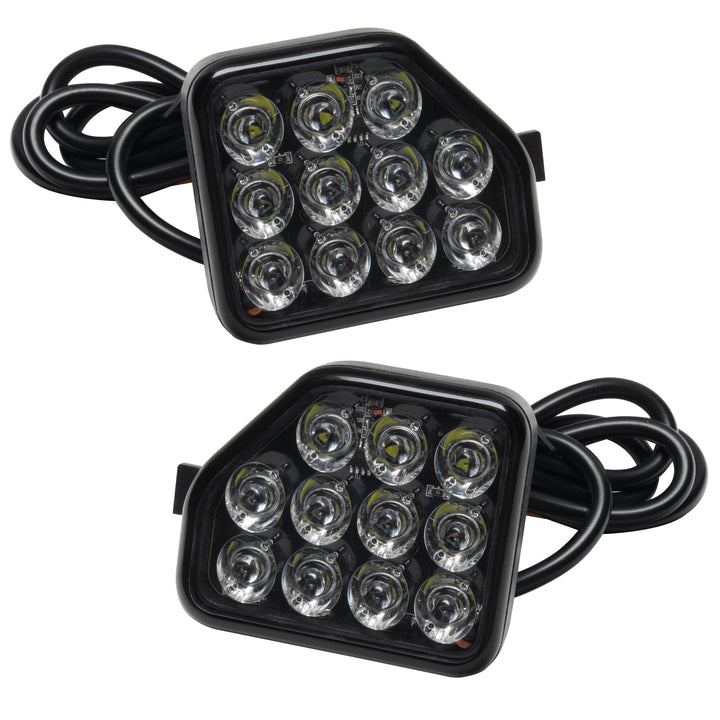 Oracle Lighting Rear Bumper LED Reverse Lights for Jeep Wrangler JL - 6000K, 22 LED High-Output Backup Lights