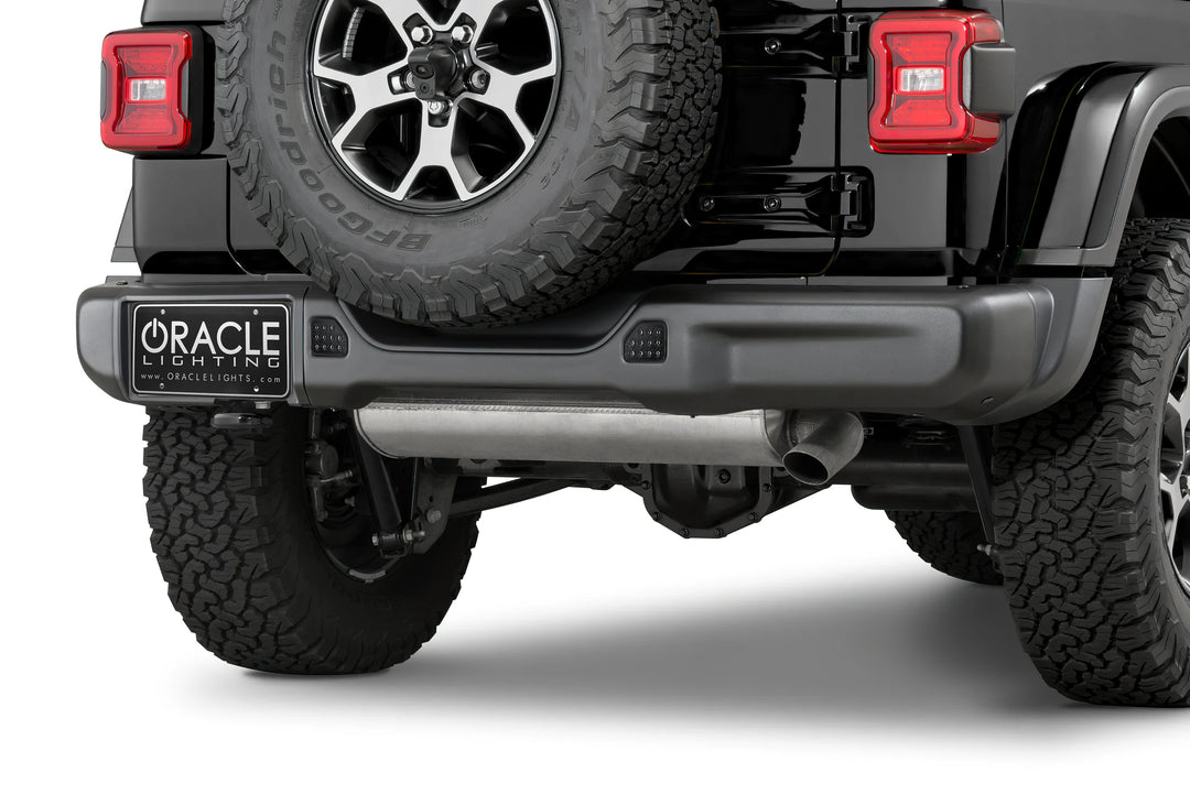 Oracle Lighting Rear Bumper LED Reverse Lights for Jeep Wrangler JL - 6000K, 22 LED High-Output Backup Lights