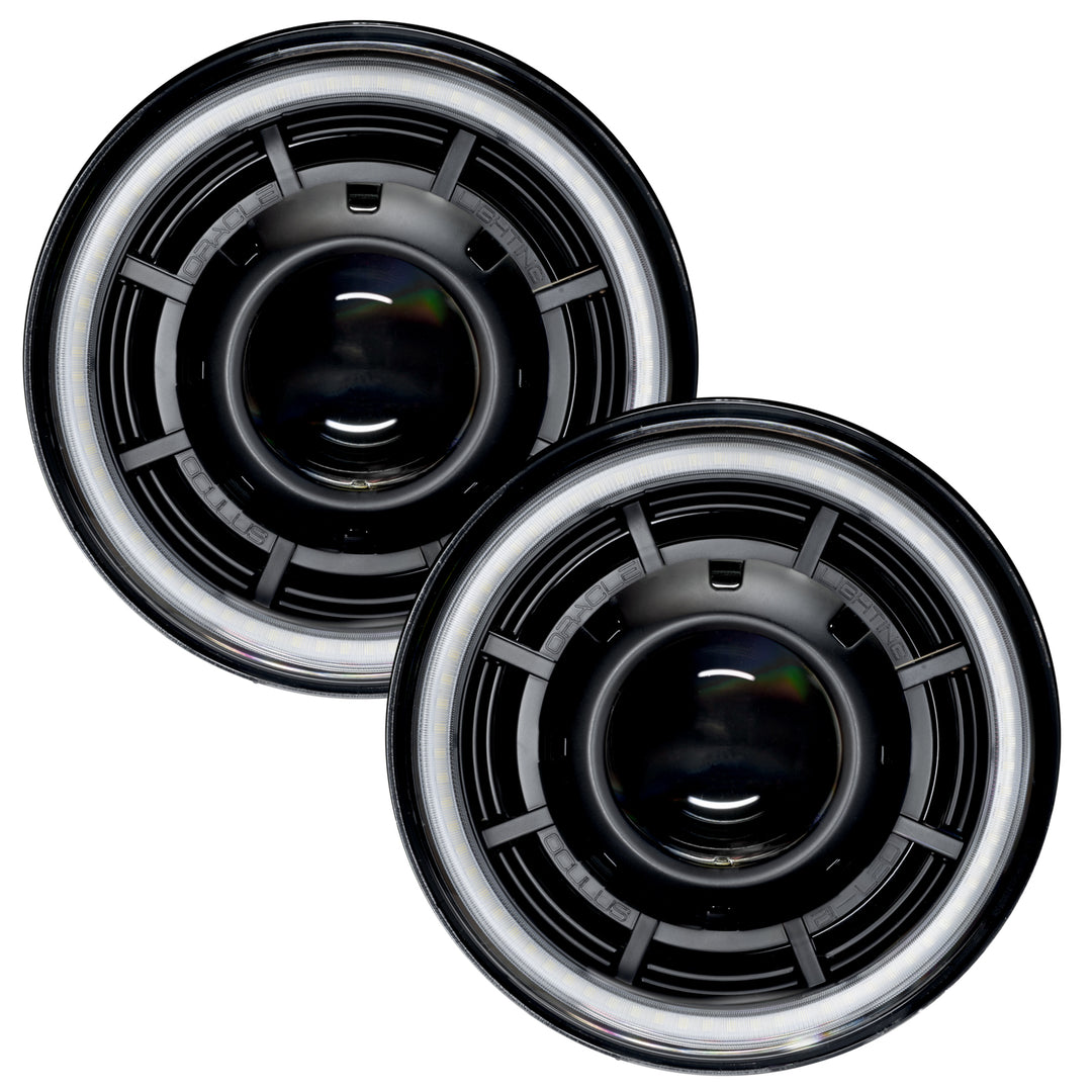 Oracle Lighting 5876-001 Oculus 7 Inch Bi-LED Projector Headlights for Jeep Wrangler JK