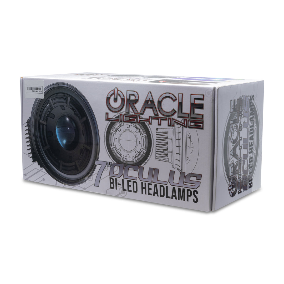 Oracle Lighting 5876-001 Oculus 7 Inch Bi-LED Projector Headlights for Jeep Wrangler JK