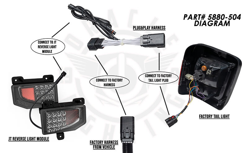 5881 504   Back Up Light Set